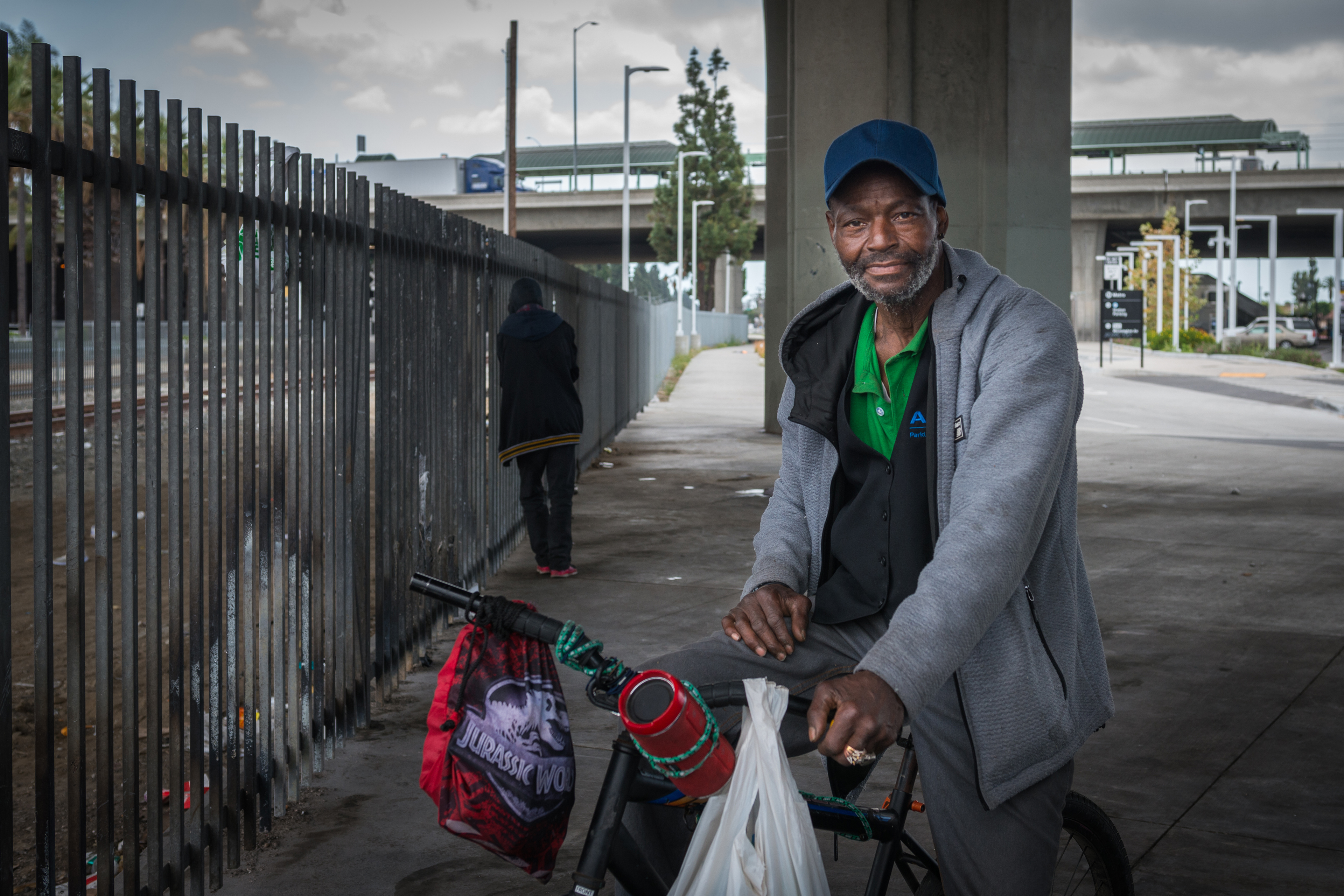 A photo shows Sonny Hawthorne sitting on a bike outside.